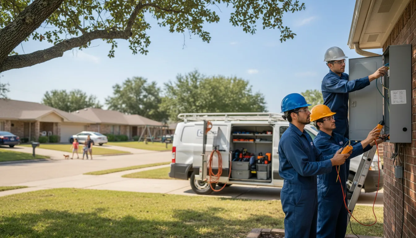 Certified electrician providing emergency electrical services in La Madera, NM